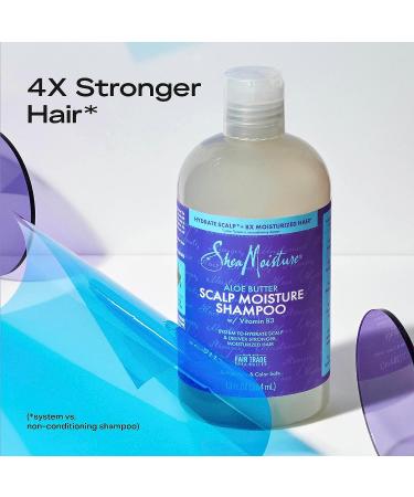 SheaMoisture Scalp Moisture Shampoo - Aloe Butter & Vitamin B3 - 13oz - Buy Online on GoSupps.com