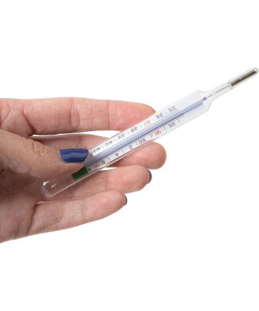 Geratherm Mercury Free Oral Glass Thermometer - Pack of 2 | Non-Toxic, Accurate, and Environmentally Friendly - Buy Online on GoSupps.com