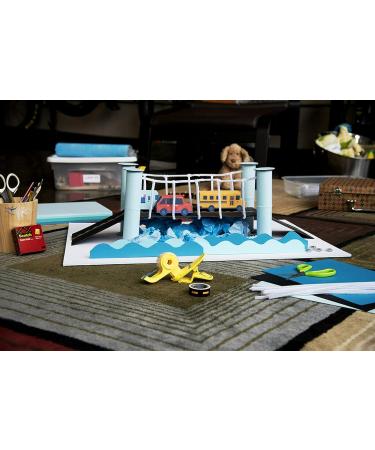 Scotch STEAM Kids Craft Kit  STEM  City Crafter Build Box  Super-Hold Tape  Washi Tape and Dispenser  Scissors  Papercraft Cut-Outs and Guide (STEAM-CB) STEM Activity Pack - Buy Online on GoSupps.com