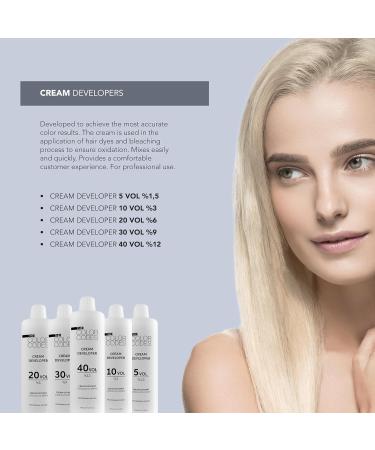 The Color Codes Cream Hair Developer Series 1000 ml (%12-40 Volume) %12 - 40 Volume - Buy Online on GoSupps.com