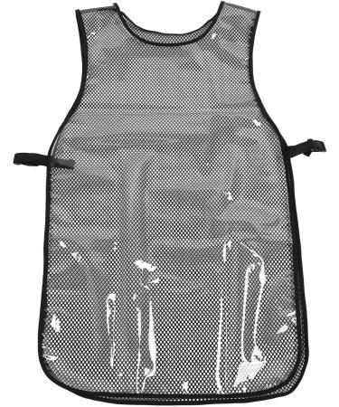 Sonew Waterproof Hairstylist Apron Lightweight Breathable Net Adjustable Barber Apron with Large Pocket for Salon Home - Buy Online on GoSupps.com
