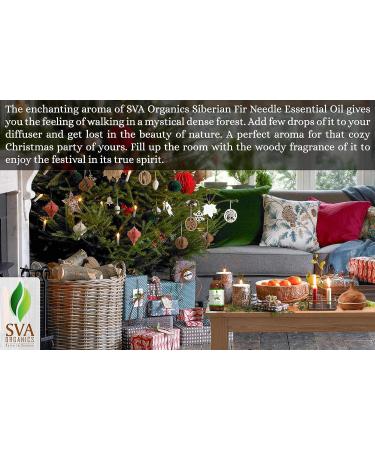 SVA Organics Fir Needle Oil 4 Oz - Natural Oil for Skin, Hair & Body - Aromatherapy Fir Oil - 1 Pack - Buy Online on GoSupps.com