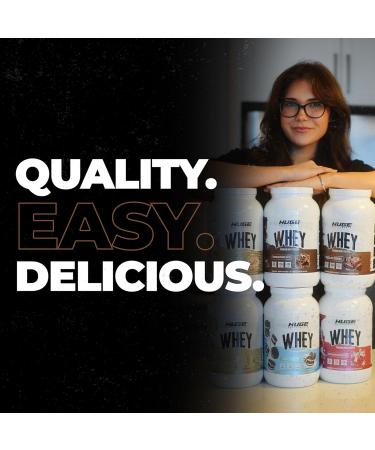 Huge Whey Protein Powder for Muscle Gain 25g Protein 12g EAAs Supports Muscle Growth Performance & Recovery (Chocolate Brownie 30 Servings) - Buy Online on GoSupps.com