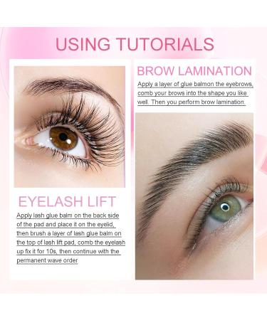 Lash Lift Glue Balm 2023 Upgrade Lash Lift Glue Adhesive 2 in 1 Strong Sticky Glue Balm for Eyelash Lift Brow Lamination Professional Use for Salon Strawberry Flavor 0.35oz Pink-Strawberry - Buy Online on GoSupps.com