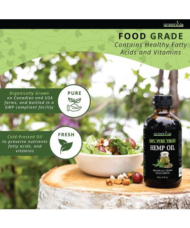 GreenIVe Hemp Oil - Vegan Omegas - Cold Pressed - 32oz Exclusively on Amazon - Buy Online on GoSupps.com