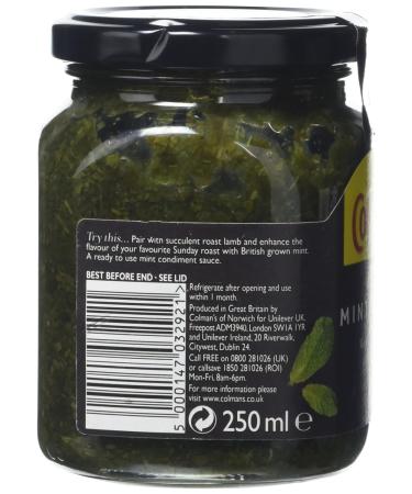 Buy Colman's English Mint Sauce 250ml - Authentic Flavor for International Shipping - Buy Online on GoSupps.com