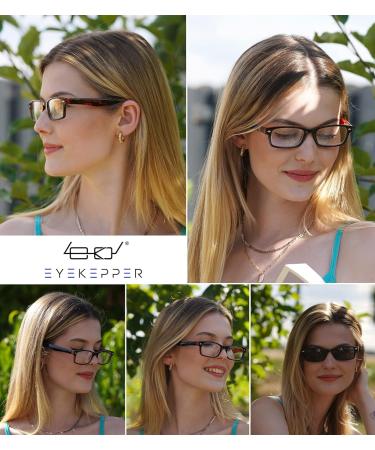 Eyekepper 5 Pack Reading Glasses for Women - Spring Hinges Reading Sunglasses +1.00 Stylish Mix of 5 Colors International Shipping Available - Buy Online on GoSupps.com