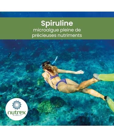 Nutrex Hawaii Pure Hawaiian Spirulina 454g Vegan Powder Gluten Free Soy Free Vegetarian - Buy Online on GoSupps.com