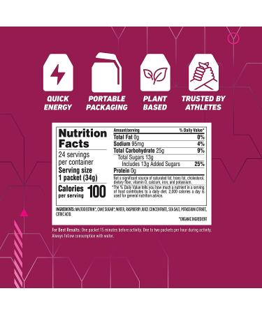 Clif Bar Shot Energy Gel Razz - 24 Packets (1.20 oz each) for Boosted Performance - Buy Online on GoSupps.com