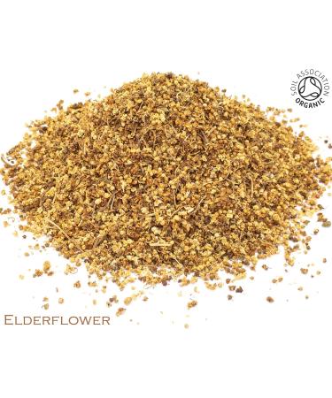 Organic Elderflower Pure Herbal Infusion (25 Unbleached Tea Bags - 50g) - Buy Online on GoSupps.com