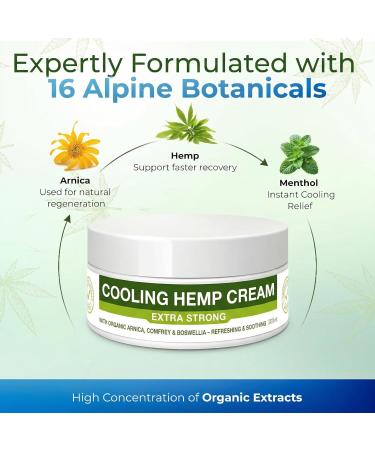 H4H Cr me rapide hautement dos e au chanvre et l'arnica 100 ml pour les articulations et les muscles | Soin avec menthol et extraits naturels pour le dos les genoux le cou et les paules - Buy Online on GoSupps.com