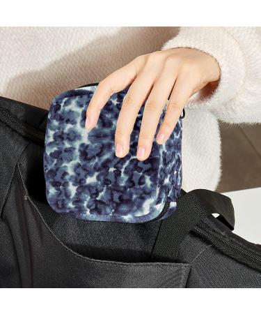 Leopard Print Tie Dye Menstrual Cup & Pad Pouch | Portable Sanitary Napkin Storage Bag - Color 9 - Buy Online on GoSupps.com