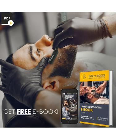 Van de Boos Razor Set | High-Quality Stainless Steel Barber Knife with 100 Extra Sharp Derby Blades for Precision Beard Shaving - Ideal Men s Razor - Buy Online on GoSupps.com