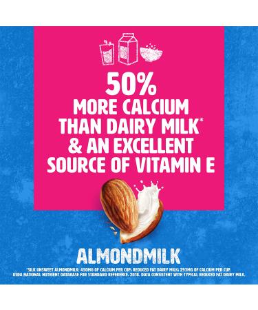 Silk Shelf-Stable Almond Milk - Unsweetened, Dairy-Free, Vegan, Non-GMO - 1 Quart (Pack of 6) - Buy Online on GoSupps.com