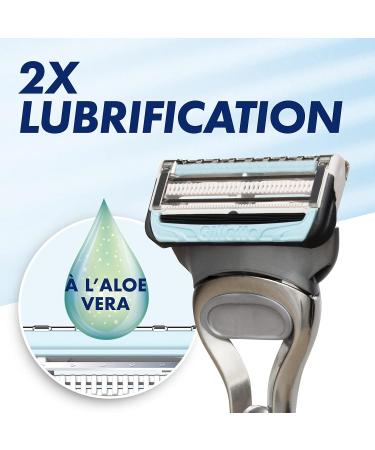  Gillette Gillette SkinGuard Sensitive Replacement Blades for Men 11 Blades - Buy Online on GoSupps.com