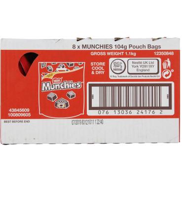 Nestl Munchies Milk Chocolate and Caramel Sharings Bags 8 x 104 g Original - Buy Online on GoSupps.com