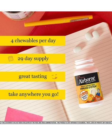 Airborne 1000mg Vitamin C Chewable Tablets Citrus & Very Berry Flavor Bundle - Immune Support Supplement with Zinc - 2x116ct - Buy Online on GoSupps.com