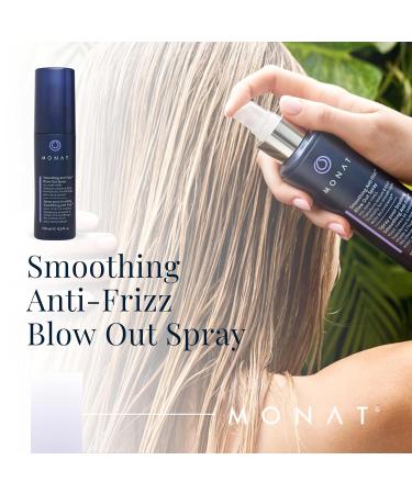 MONAT Smoothing Anti-Frizz Quick Dry Spray - Natural Nourishing Frizz Control and Heat Protection for Glossy Salon-Quality Blowouts - Buy Online on GoSupps.com