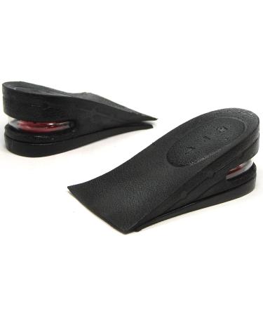 SINY 2-Layer Shoe Insoles for Height Increase | 5cm Lift Kit Air Cushion for Men & Women | Black - Buy Online on GoSupps.com