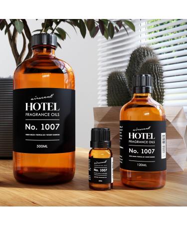 AirScent Hotel Diffuser Oil No. 1007 - Green Melon Tropical Lily & Oakmoss - Hotel Scent Dupe Premium Fragrance Oil for Ultrasonic and Waterless Diffusers and Crafting - 120 mL 4 fl oz Bottle 4 Fl Oz (Pack of 1) - Buy Online on GoSupps.com