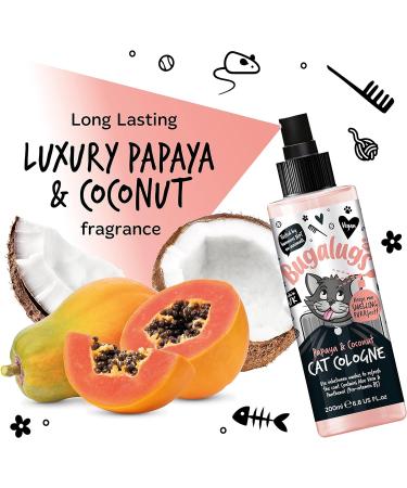 Bugalugs Cat Cologne Papaya & Coconut perfume. Leave in spray to condition nourish and hydrate skin and coat. Professional cat cleaning and grooming formula use alongside cat shampoo (Cologne) - Buy Online on GoSupps.com