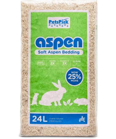 PETSPICK Aspen Soft Pet Bedding 24L - Cozy Bedding for Small Animals - Buy Online on GoSupps.com