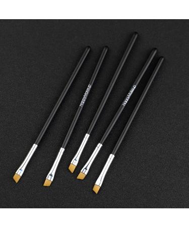 Eyebrow Brush with Beveled Wooden Handle - Perfect for Eyebrow Powder & Gel | Buy Online Internationally - Buy Online on GoSupps.com