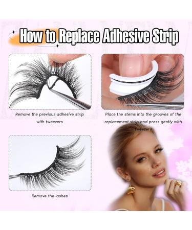 Self Adhesive Eyelashes - Cat Eye & Fox Eye Natural False Lashes | No Glue Handmade Spiky Soft Lashes Pack for International Shipping - Buy Online on GoSupps.com