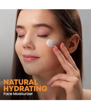 Vitamin C Face & Neck Moisturizer | Firming Eye Cream for Anti-Aging & Glowing Skin | Green Tea Hyaluronic Acid Vitamin E & Jojoba Oil - 4oz - Buy Online on GoSupps.com