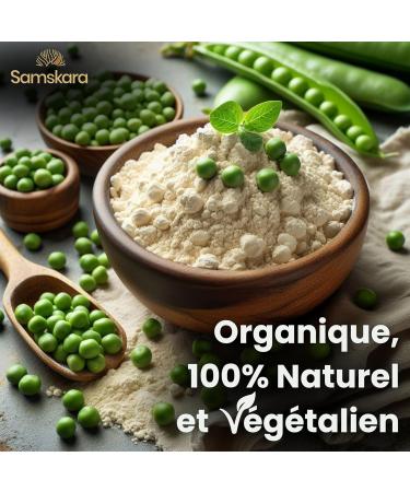 Pea protein powder (83%) from organic farming Fermented Soft Neutral and silky Organic - Buy Online on GoSupps.com