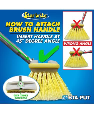Star brite Extend-A-Brush Handle - Floating Marine Grade Handle with Quick Connect 3'-6' Extension - Buy Online on GoSupps.com