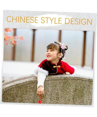 FOMIYES 1 Pair Floral Tassel Headdress Traditional Hair Clips Asian Hairpins Bride Hair Clip Vintage Hair Clips Chinese Hair Accessories Purple Sweet Plastic China Child - Buy Online on GoSupps.com