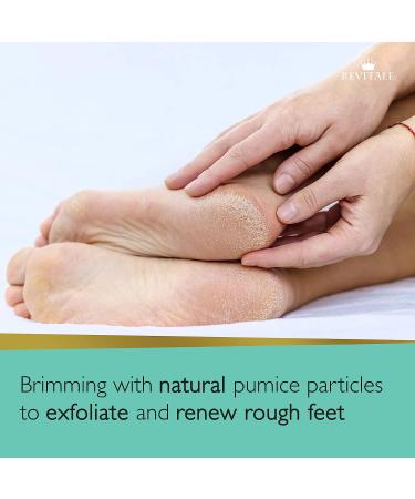 Revitale Peppermint & Pumice Foot Scrub - Exfoliating Treatment - Buy Online on GoSupps.com
