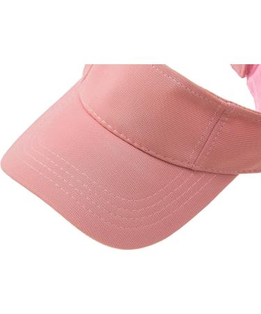 Aidier Kinder Visor Cap for Boys & Girls | Sun Protection Hat for Ages 4-10 | Ideal for Running Golf Tennis & Beach Activities - Pink - Buy Online on GoSupps.com