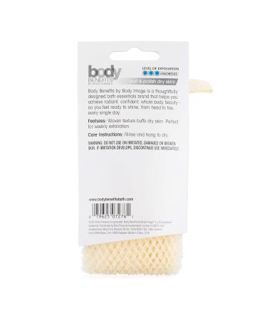 Body Benefits Exfoliating Woven Wash Cloth - Enhance Lather & Self-Care | International Shipping Available - Buy Online on GoSupps.com