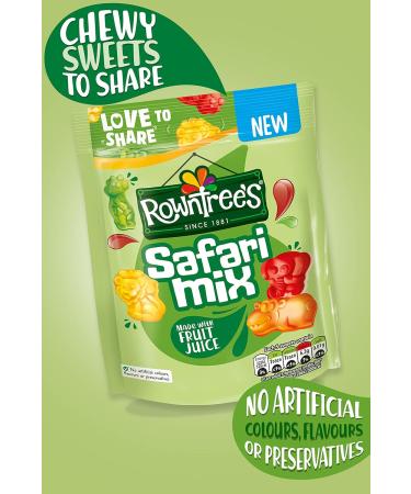 Nestl Rowntree s Safari Mix Sweets Sharing Bag 115g - Buy Online on GoSupps.com