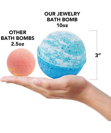 Kate Bissett Southern Magnolia Bath Bomb with Surprise Jewelry | Handmade in USA | Bubble Spa Bath | Ring Size 08 Magnolia Ring - Buy Online on GoSupps.com