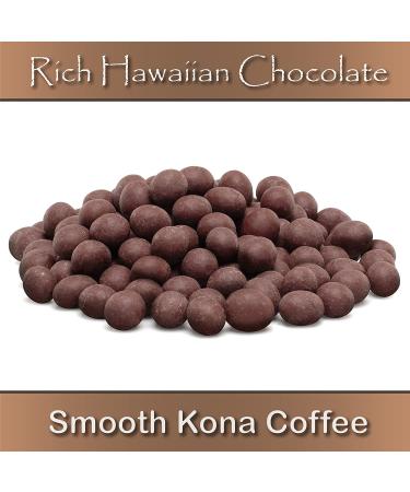 Buddha's Cup Semi-Sweet Chocolate Covered Peaberry Coffee Beans - 100% Kona Coffee, 8oz Bag - Buy Online on GoSupps.com