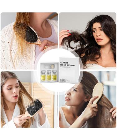 Hair Fluid Moisturizing Beauty Care Set 5mlx3 with Roller Shiny Smooth Hair Scalp Fluid for Fine Damaged Thinning Split Ends - Buy Online on GoSupps.com