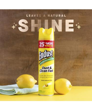 Endust Multi-Surface Lemon Zest Cleaning Spray 12.5oz (2-Pack) - Dusting and Polishing Formula - Buy Online on GoSupps.com