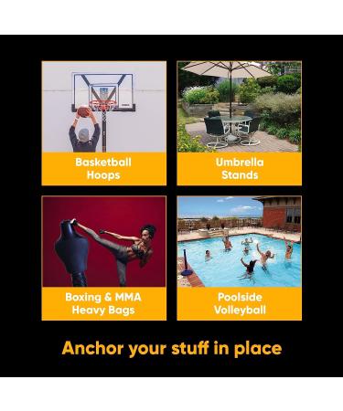 AnchorGel Polymer - 16 oz Replacement for Sand Bags, Keeps Basketball Hoops and Patio Umbrellas Stable, More Effective Than Water - Buy Online on GoSupps.com