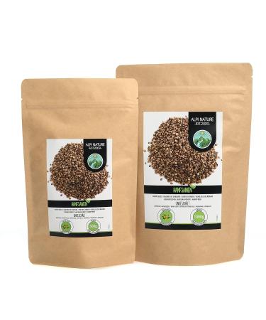 Hemp Seeds Unpeeled 1kg | 100% Natural Vegan No Additives - Shop Now! - Buy Online on GoSupps.com