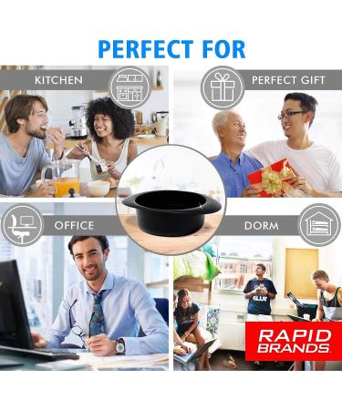Rapid Microwave Rice Cooker | Cooks Rice Blends in 3 Minutes | Perfect for Dorm, Small Kitchen, or Office | Dishwasher-Safe, Microwaveable, BPA-Free | Black, 1 Pack - Buy Online on GoSupps.com