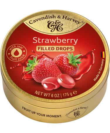  Cavendish & Harvey Cavendish & Harvey Travel Box Strawberry Filled Drops 175g (Pack of 9) - Buy Online on GoSupps.com