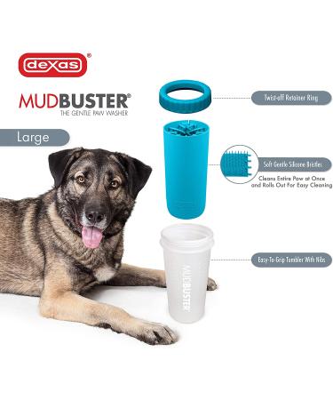Dexas MudBuster Portable Dog Paw Washer - Effortless Paw Cleaning Solution - Buy Online on GoSupps.com