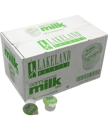 Lakeland Dairies Long Life Milk Pots - Semi-Skimmed Milk 120 Portions
