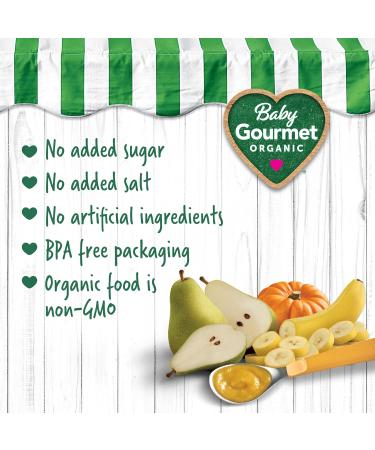 Baby Gourmet Harvest Pear Pumpkin Banana 12 Count - Buy Online on GoSupps.com