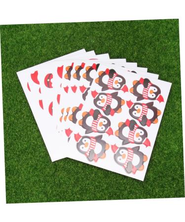 Cabilock 56 Pcs Card Candy Penguins Lollipop Decoration Card Perpetual Desk Calendar Animal Cards Wedding Decoration Lollipop Paper Cards Decor Cards Decorate Red Christmas - Buy Online on GoSupps.com