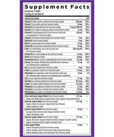 New Chapter Women's Advanced Multivitamin - 120 Vegetarian Tablets for Optimal Health - Buy Online on GoSupps.com
