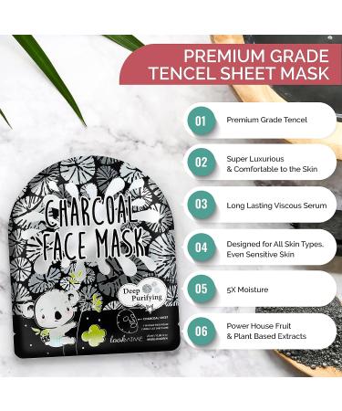Premium Tencel Korean Sheet Mask Set - Hydrating Face Masks for Youthful K-Beauty Glow - Buy Online on GoSupps.com